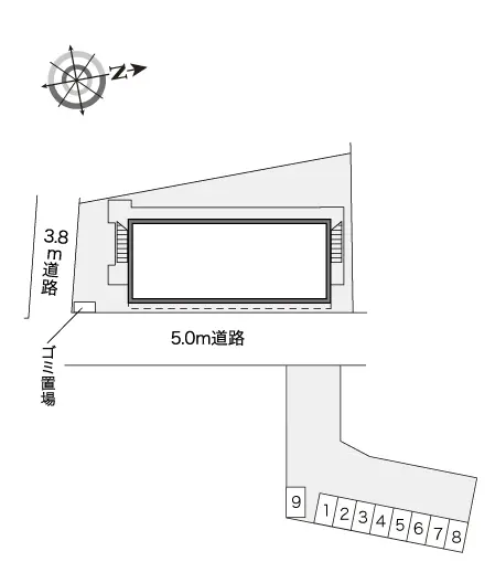 ★手数料０円★泉佐野市松原　月極駐車場（LP）